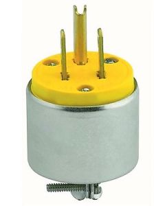 15A 125v 3-Way Grounding Plug