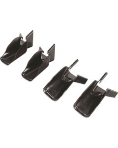 Gutter Extensions, Black, Set