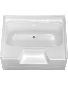TUB 54X42  WHITE FIBER