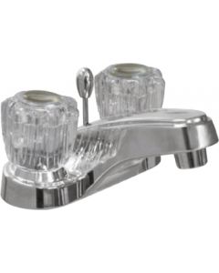 TWO HANDLE 4" LAV FAUCET CHROM