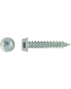 1" Hex Screw White 100 Box