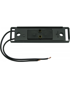 Black Bracket w/2 Wire Plug