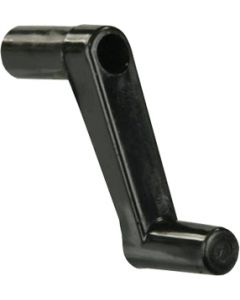 1" Plastic Window Crank, Black