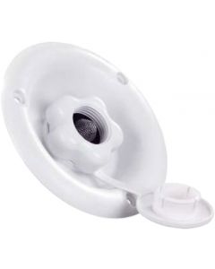 City Water Dish, Polar White