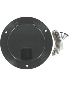 ROUND CABLE HATCH BLACK
