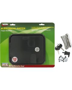 Square Cable Hatch Black