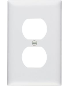Wall Plate - Receptacle - Whit
