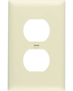 WALL PLATE RECEPT IVORY