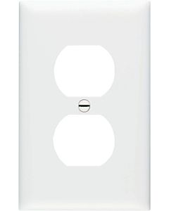WALL PLATE 2-RECEPT WHITE