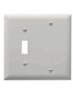 Wall Plate Switch/Blank White