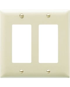 Wall Plate - Screw-On Ivory -