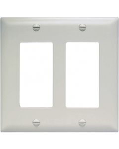 Wall Plate - Screw-On White -