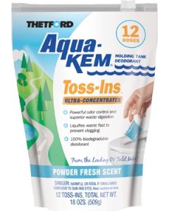 Aqua-Kem Toss-In Resealable Ba