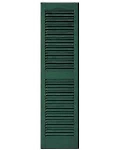 12" x 55" Shutter (Pair) Green