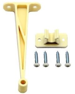 5-1/2" DOOR HOLDBACK COL. WHT