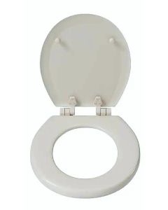 12" Wood Round Toilet Seat