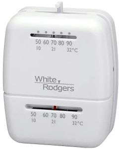 Heat Only Thermostat, White