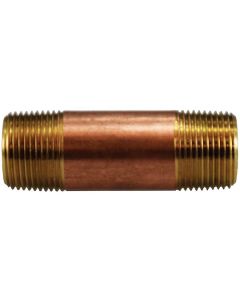 Brass Nipple 3/4" x 1-1/2"