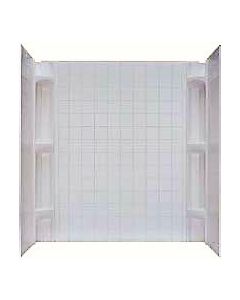 TUB WALL 5 PC WHITE 54x27