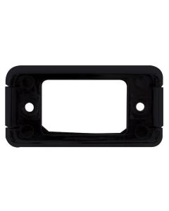 Black base, open back