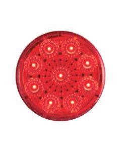 LED MIROFLEX 2"RND;9 DIODE;RED
