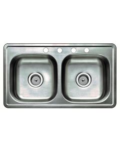 33" x 19" Stainless Sink 7"