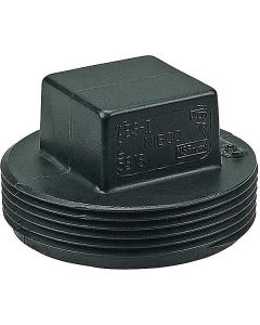 ABS THREADED PLUG 3"