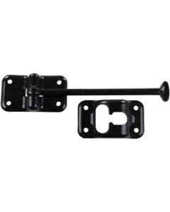 6" T-Style Door Holder, Black