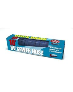 Quick Drain Hose, HD, 10', Blu