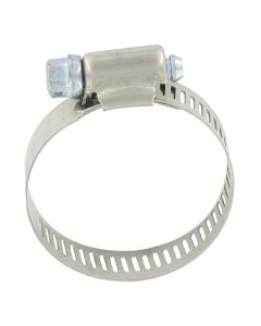 Hose Clamp #20, SS, 3/4" x 1-3