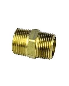 Brass Hex Nipple 1/2"