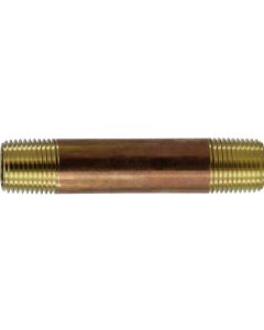 Brass Nipple 1/2" x 5-1/2"