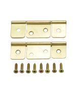 Non-Mortise Hinge Brass, Pair