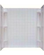 TUB WALL 5 PC WHITE 54x27